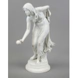 The ball player. Meissen, Knauff Schwerter 1850-1924, 3rd choice. Designed by Walter Schott (1861