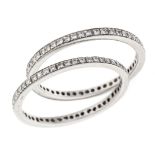 2 Eternity-Brillant-Ringe WG 75