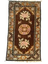 Carpet, China, minor wear, 127 x 65 cm - The carpet can only be viewed and collected at another