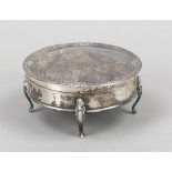 Round lidded box, England, 1912, master's mark Henry Matthews, Chester, sterling silver 925/000,