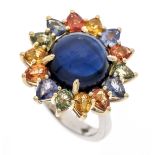 Multicolor Saphir-Ring WG/GG 75