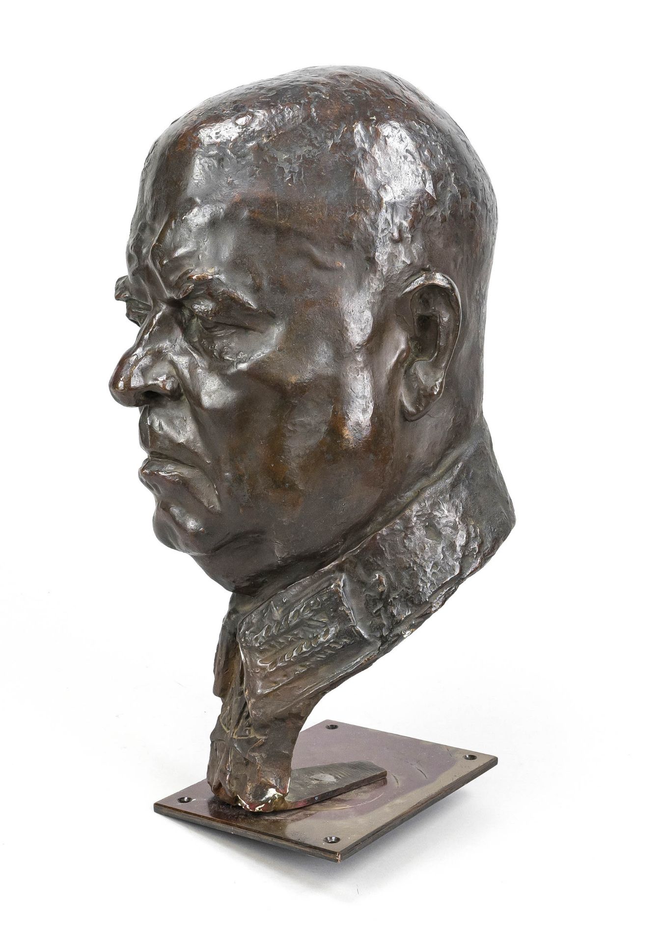 Arno Breker (1900-1991), life-size bust of General der Flieger Hermann von der Lieth-Thomsen (1867- - Image 2 of 2
