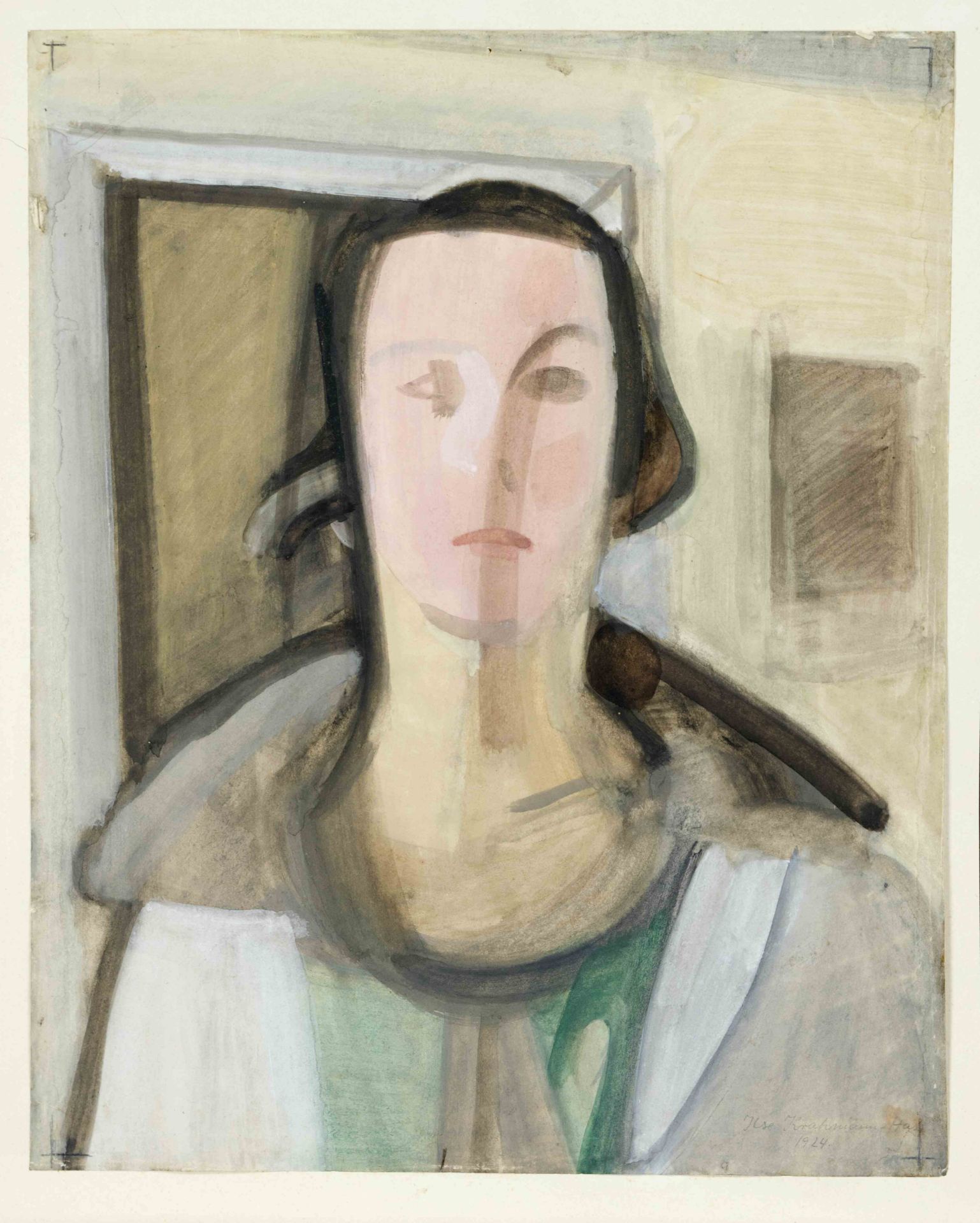 Ilse Krahmann, German artist 1st half of the 20th century, was the wife of Erwin Hahs (1887-1970). - Image 2 of 4