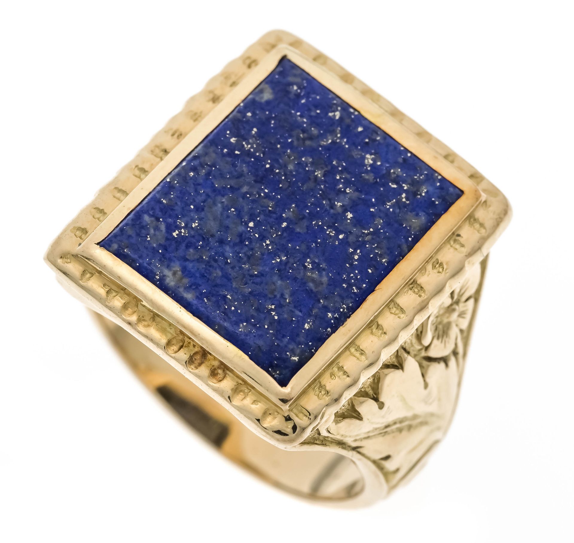 Lapislazuli-Herrenring GG 585/0