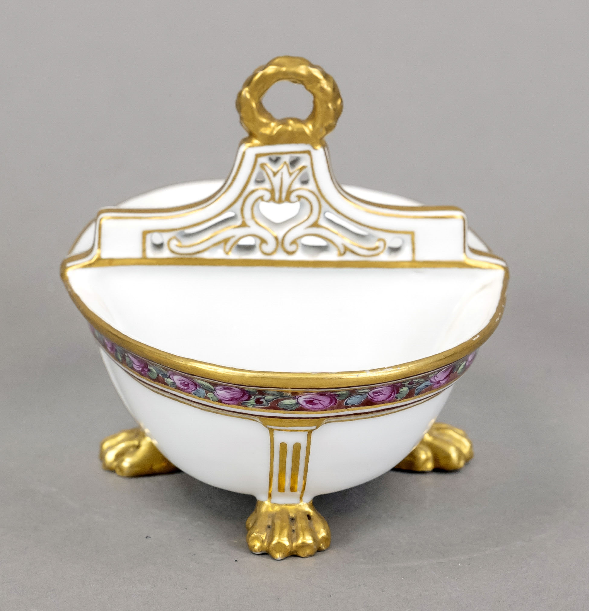 Spice bowl from the wedding service for Grand Duchess Maria Pavlovna, St. Petersburg, imperial - Image 2 of 2