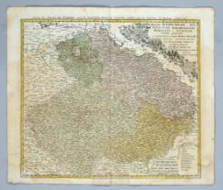 Historical map of Bohemia, ''Regni Bohemiae, Duc. Silesiae, Marchionatuum Moraviae et Lusatiae