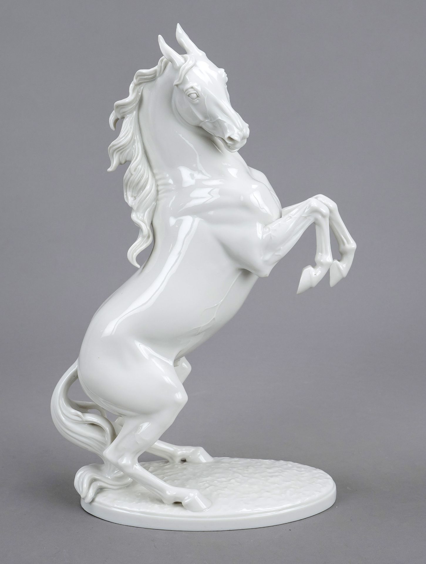 Rising horse, Allach, Bavaria, mark 1936-1945, designed by Adolf Röhring around 1938, model no.