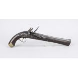 Tromblon pistol muzzle loader, 18th/19th century, Ottoman, flintlock functional, barrel with