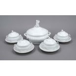 Mixed lot, 24-piece, KPM Berlin, marks 1962-1992, 2nd choice, form Rocaille, designed by Friedrich