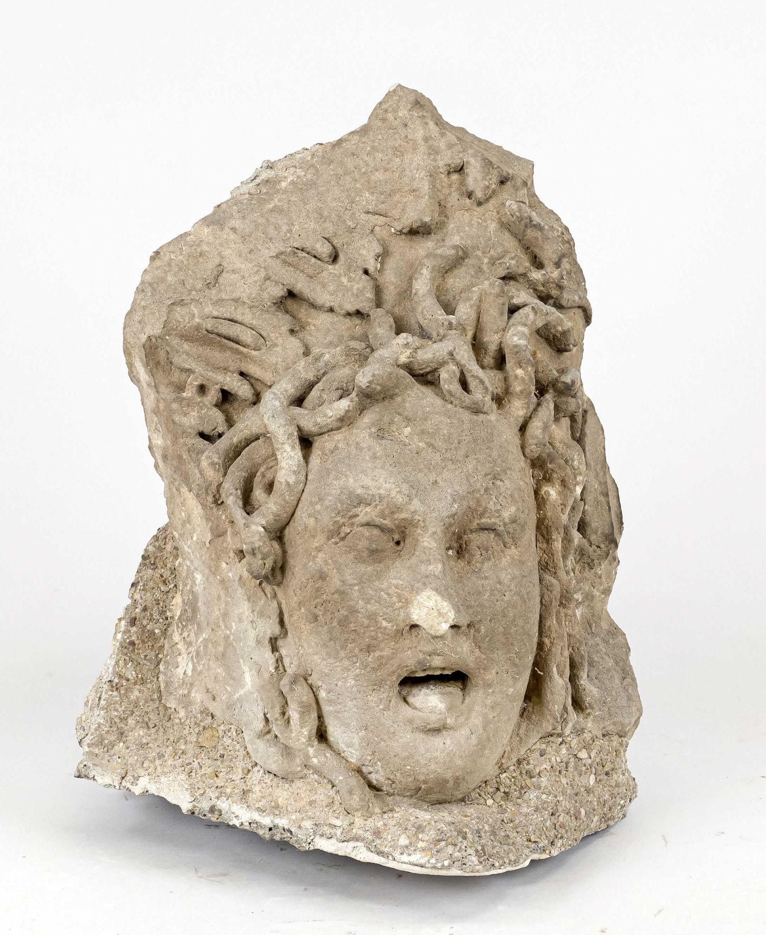 Head of a Medusa, sculpture fragment from the Potsdam City Palace, probably workshop of Johann Peter