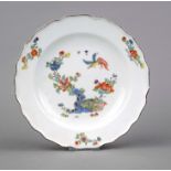 Teller, Meissen, um 1750, gewel