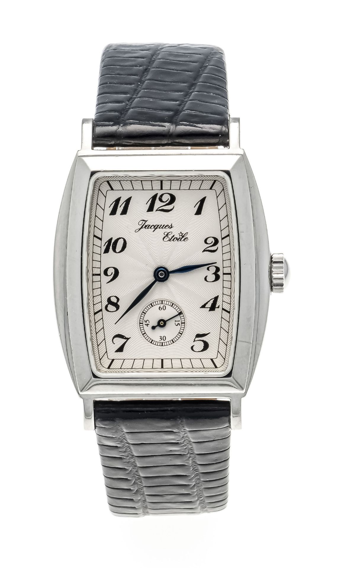 Jacques Etoile Havard No. 70, unisex watch, manual winding, circa 1995, tonneau steel case, sapphire