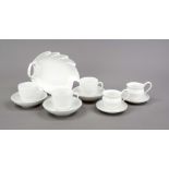 Mixed lot, 11-piece, KPM Berlin, white, 2 Campanertases, 1830s, h. 7.5 cm, 3 cups with saucer,