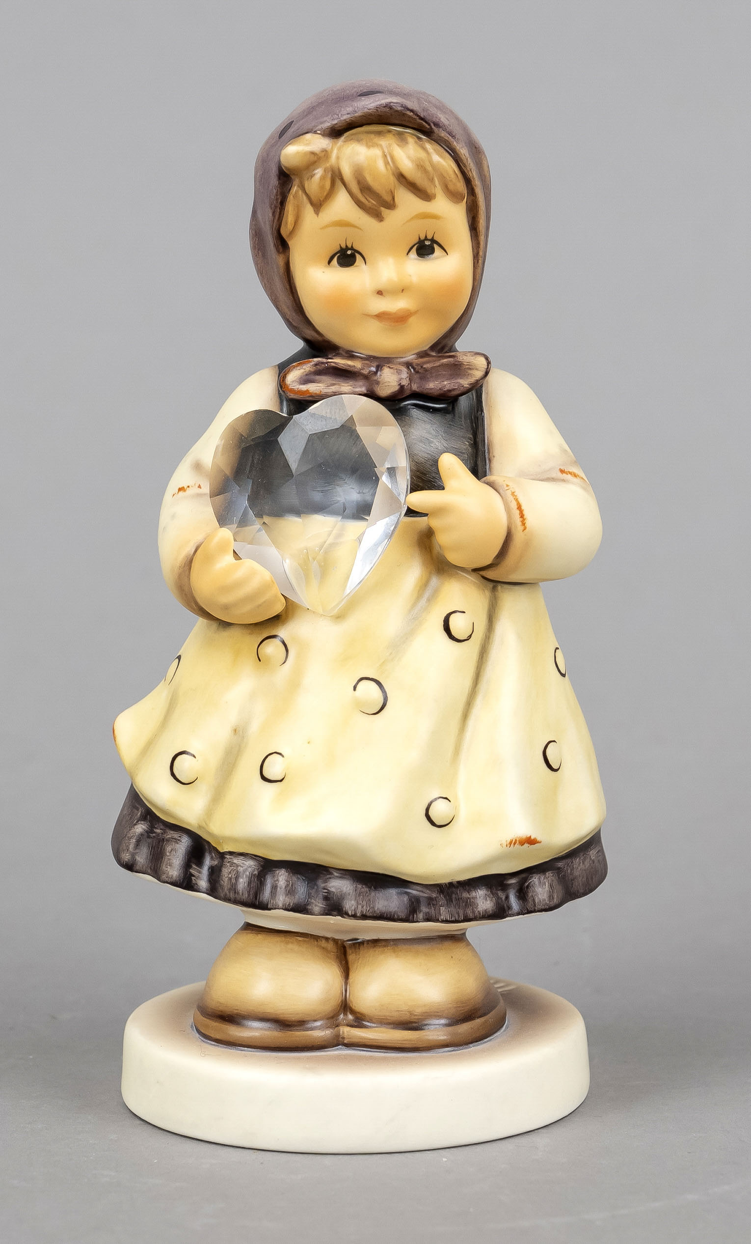 Hummel figurine, ''Herzlichen Dank'', Goebel, limited new edition from 2003 after the original