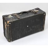 Heavy leather case, early 20th century According to the consignor, it came from the estate of