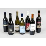 Lot of 14 bottles of mixed wines, almost all ''into neck'', all 750 ml