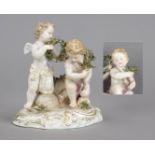 Allegory of Peace, Meissen, Knauf Schwerter, mark 1850-1924, 1st choice, design by Carl Christoph