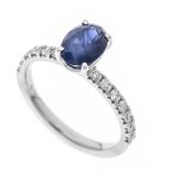 Saphir-Brillant-Ring WG 750/000