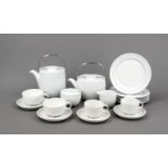 Coffee and tea service for 6 persons, 28-piece, Rosenthal, Studio-Line, after 1969, stamped '100