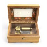 Reuge music box, Switzerland 2nd half 20th century, plays ''Lara's Theme'' by ''M Jarre'',