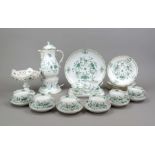 Coffee service for 6 persons, 25-piece, Meissen, marks mostly 1972-80, 1st choice, New Cut-out