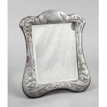 Table mirror, England, 1989, maker's mark Keyford Frames Ltd, London, sterling silver 925/000,