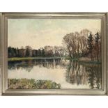 Louis Lejeune (1877-1954), Berlin painter and master student of Eugen Bracht, landscape ''Teiche bei