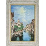 signed Colville, late 20th century, large view of Venice, oil on canvas, signed lower right, 90 x 60
