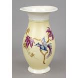 Art Deco vase, Rosenthal, mark for factory in Kronach 1901-33, baluster shape, ivory, polychrome