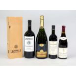 Lot of wines Italy & France: 1 x 2000 Vosne-Romanée 750 ml. 1 x 2004 Montevertine 750 ml. 1 x Ca del