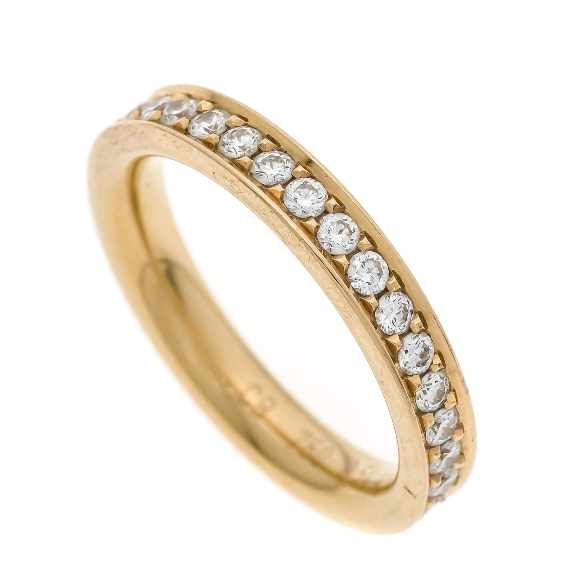 Eternity ring by Bucherer GG 750/000 with 33 brilliant-cut diamonds, 0.54 fine white (G)/VS (