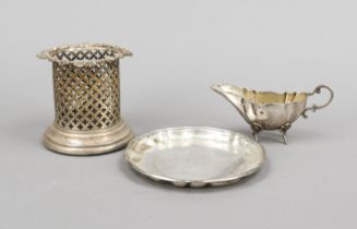 Mixed lot of three pieces, 20th century, various makers, silver 800/000 or 835/000, 1x with