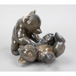 Playing bears, Rosenthal, mark after 1975, designed by Fritz Mering Heidenreich (1895 - 1966),