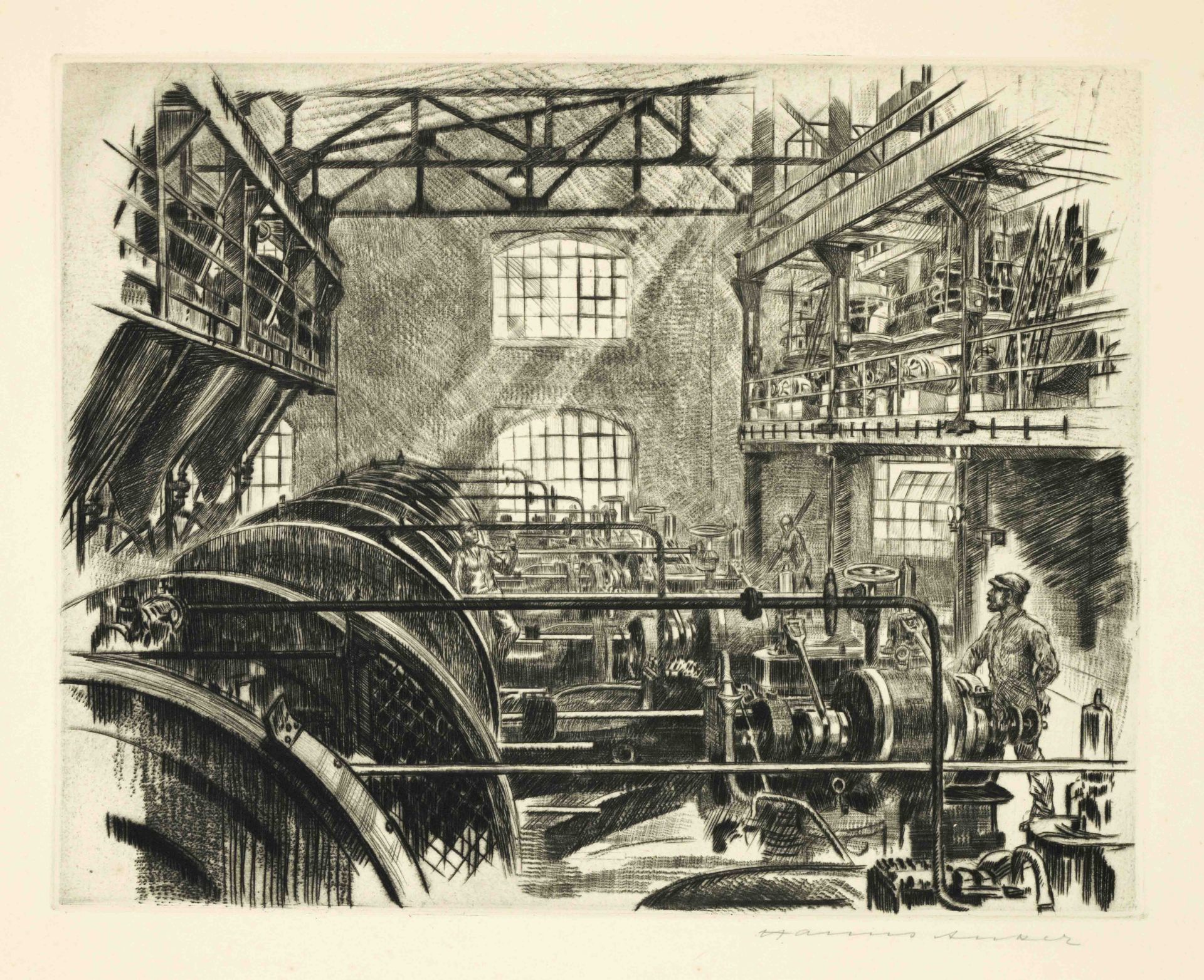 Hanns Anker (1873-1950), portfolio on mining, ''Braunkohle und Brikett, 25 Jahre Bubiag'', with 13 - Image 2 of 4