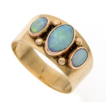 Opal-Ring GG 585/000 ungest., g