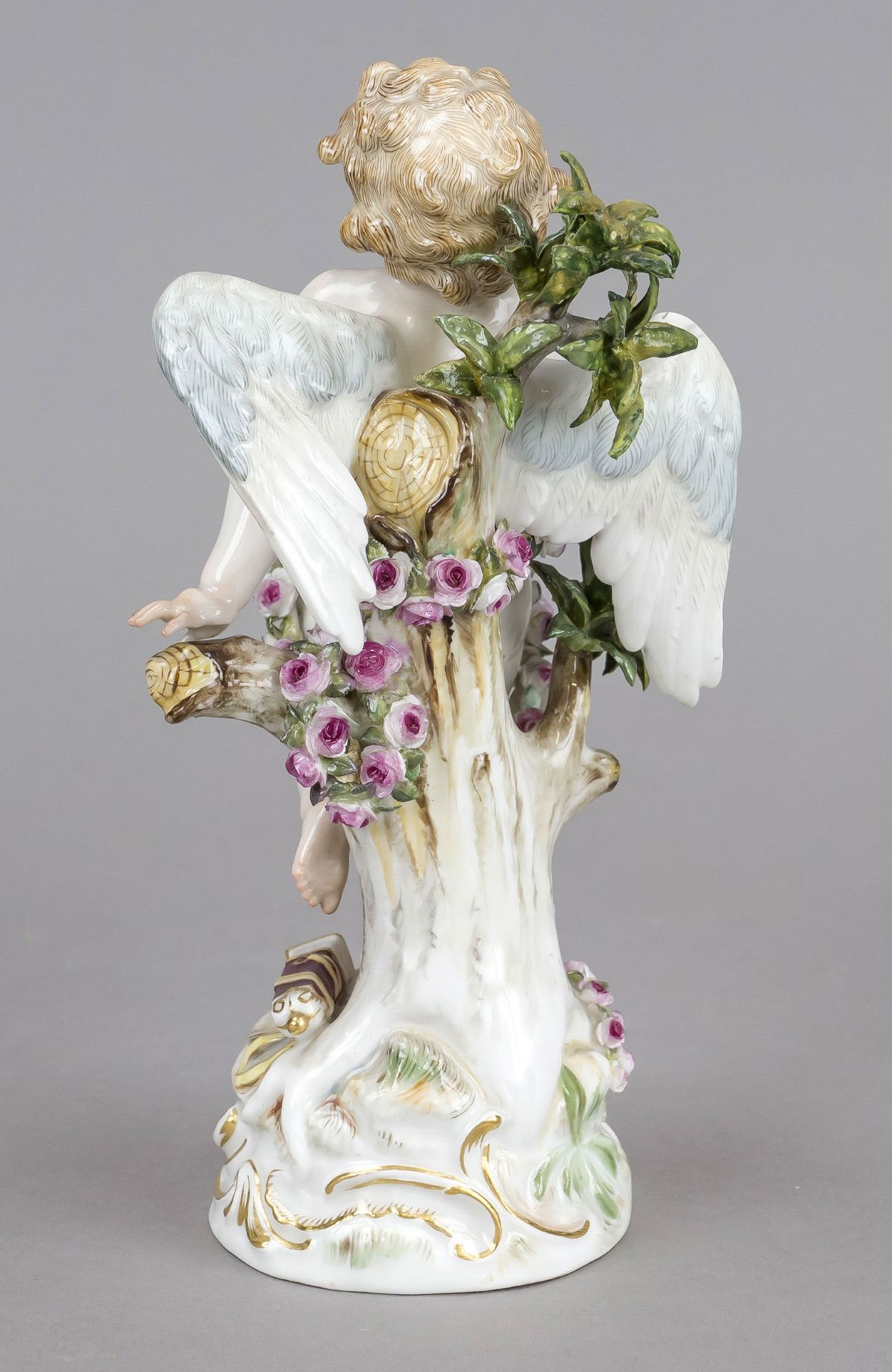 Bound Cupid, Meissen, Knauf Schwerter, mark 1850-1924, 1st choice, designed by Paul Helmig (1859 - Image 2 of 2