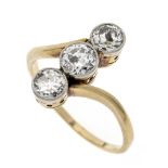 Altschliff-Diamant-Ring GG/WG 5