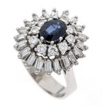 Saphir-Brillant-Ring WG 585/000