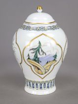 Art Nouveau vase, KPM Berlin, pre-1945 sceptre mark, WW1 mark, red imperial orb mark, underneath