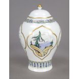 Art Nouveau vase, KPM Berlin, pre-1945 sceptre mark, WW1 mark, red imperial orb mark, underneath