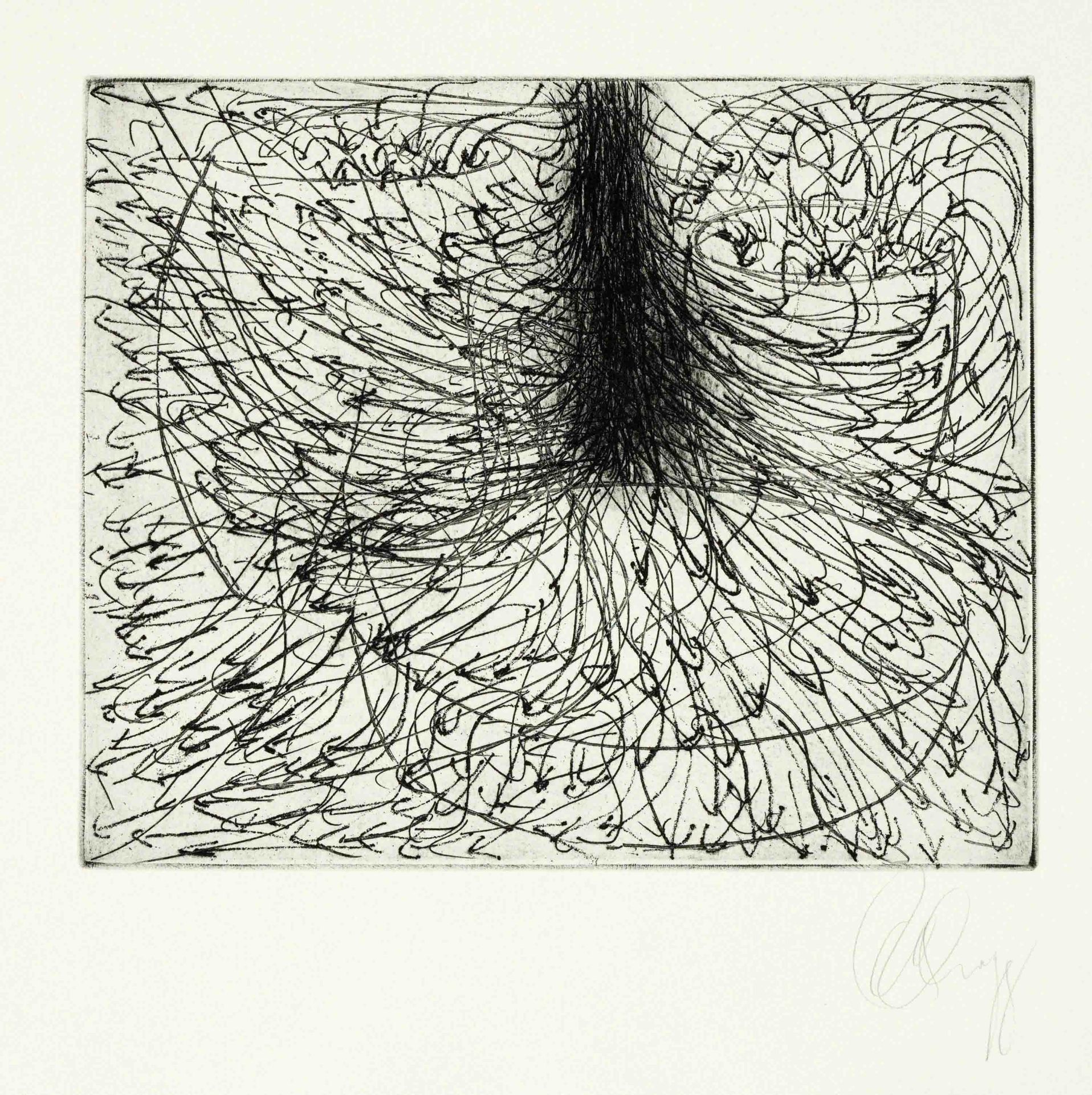 Tony Cragg (*1949), series of 6 etchings on Zerkall laid paper, 1994, ''Dinge'', ''Herbst'', '' - Image 2 of 4