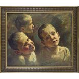 Alexandre-Louis Martin (1887-1954), French portrait and genre painter, three study heads of a boy,