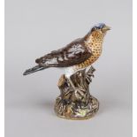 Juniper Thrush, Meissen, Knauf Schwerter, mark 1850-1924, 1st choice, designed by Johann Joachim