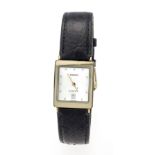 RADO Florence ladies' quartz watch, Ref. 160.3605.2N, gold-plated case with domed mirrored