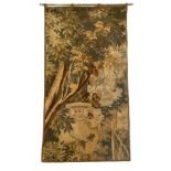 Tapestry fragment. Heavily worn in some areas, 130 x 67 cm - The carpet can only be viewed and