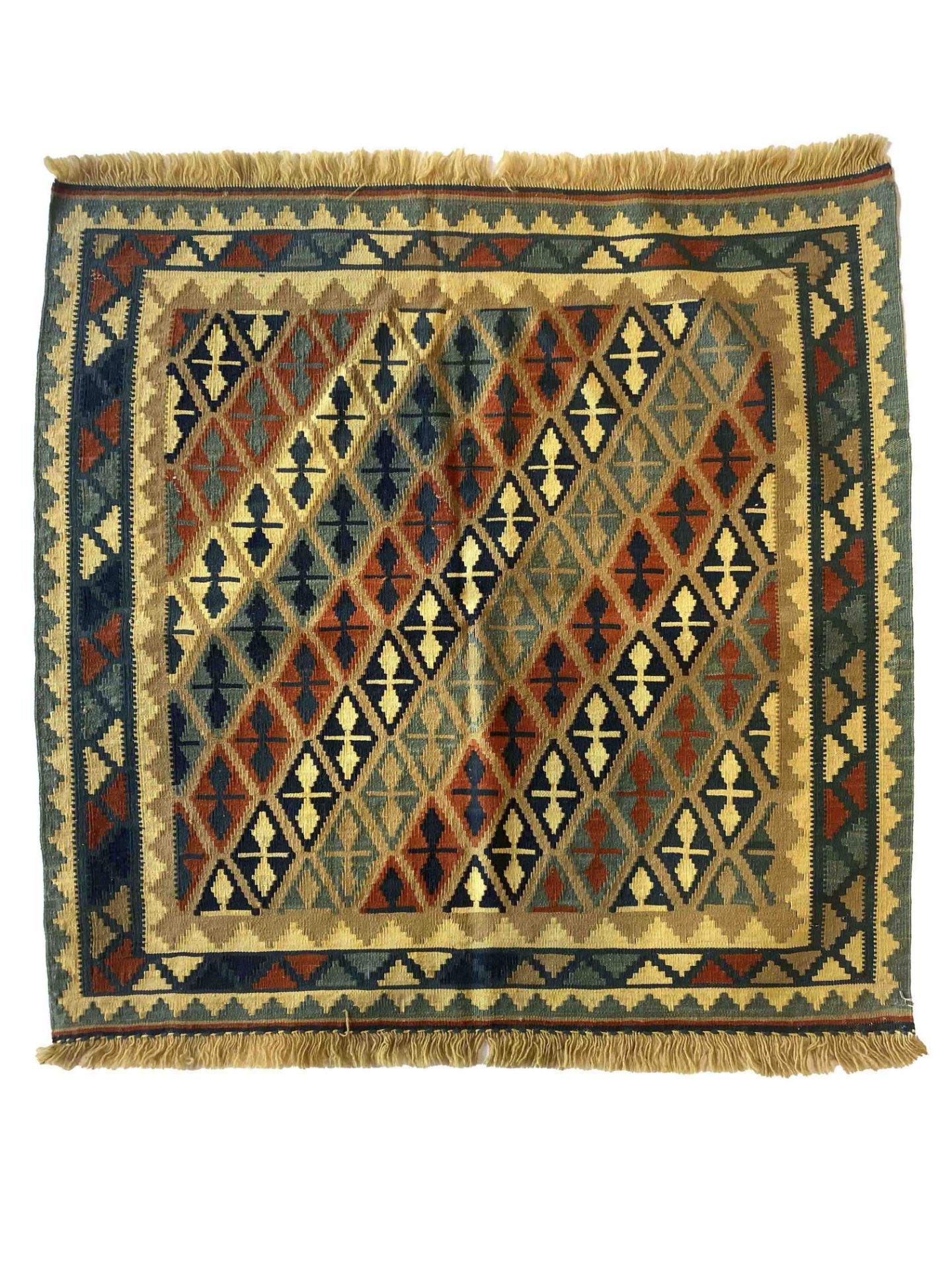 Kilim, Persia, good condition, 105 x 104 cm - The carpet can only be viewed and collected at another