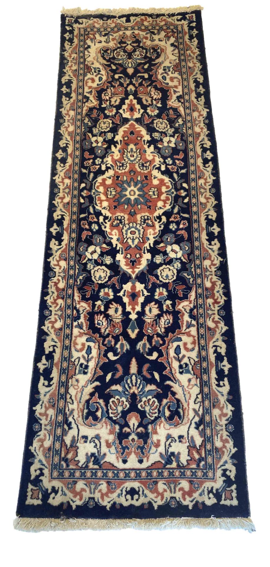 Carpet, Kashmar, runner, good condition with minor wear, 195 x 61 cm - The carpet can only be viewed