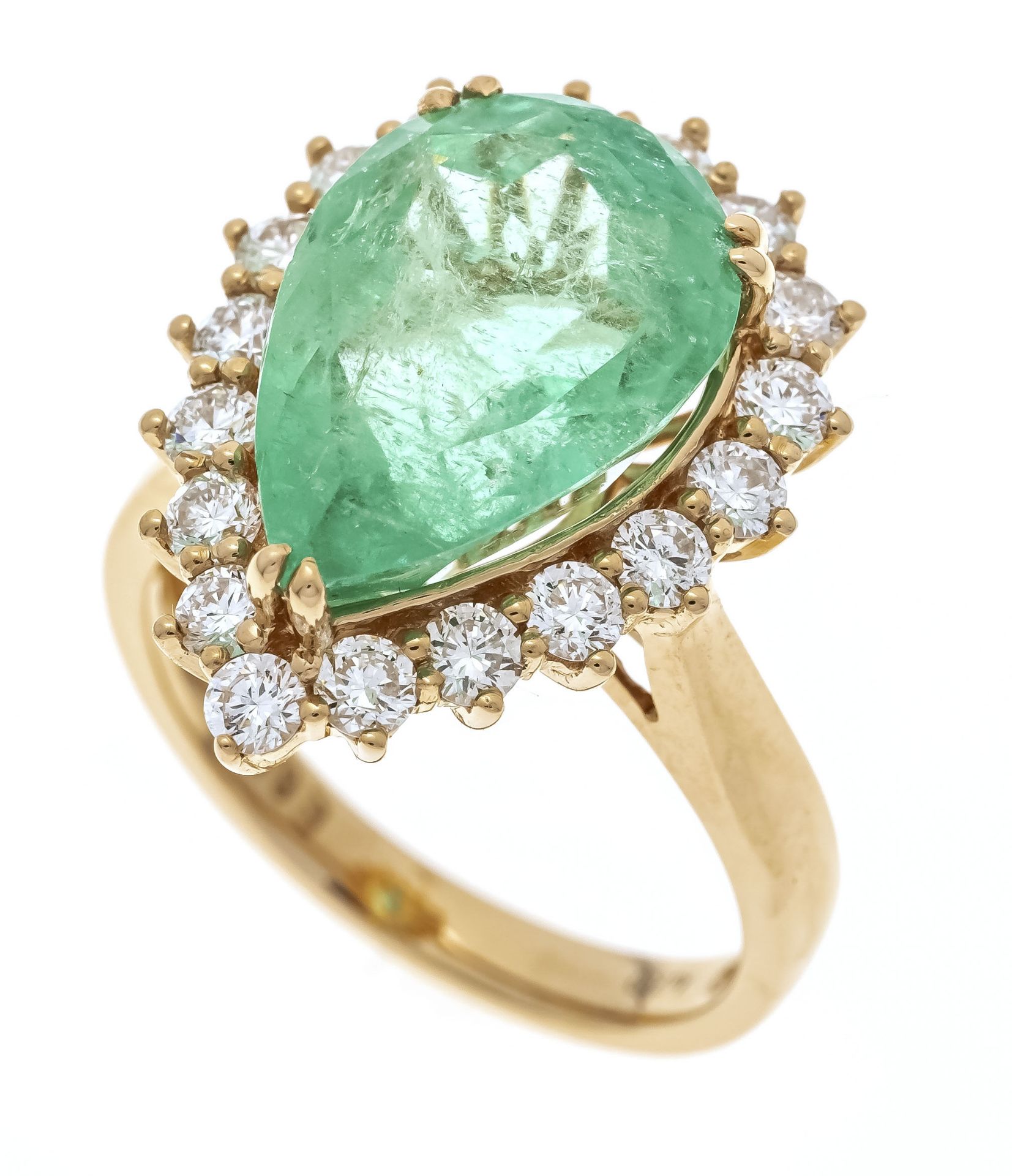 Smaragd-Brillant-Ring RG 750/00
