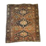 Sumac, Caucasus, minor wear, restored areas, 200 x 155 cm - The carpet can only be viewed and