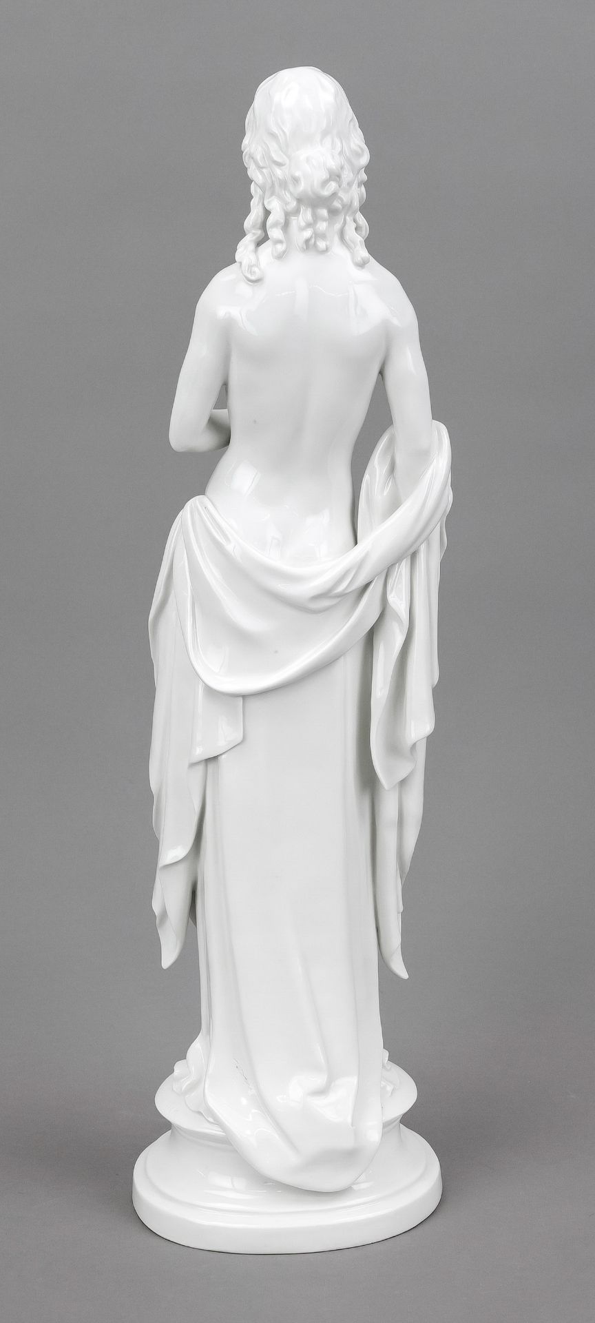 Art Deco figurine 'Flora', Meissen, mark after 1934, deputat, white, designed by Ludwig Nick in - Image 2 of 2